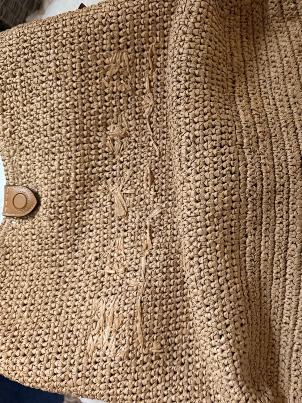 COACH Brooklyn Straw Hobo Bag 39 Shoulder Bag